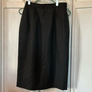 Wool Pencil Skirt - Size 4